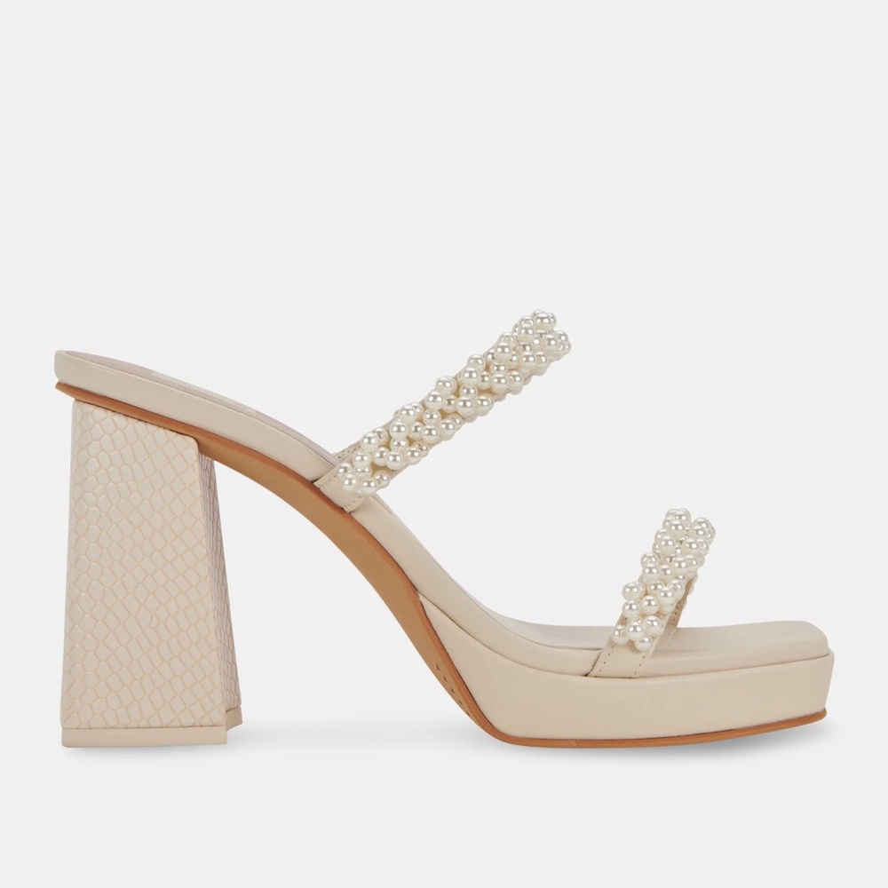 Dolce Vita Ariele Heels - Vanilla Pearl